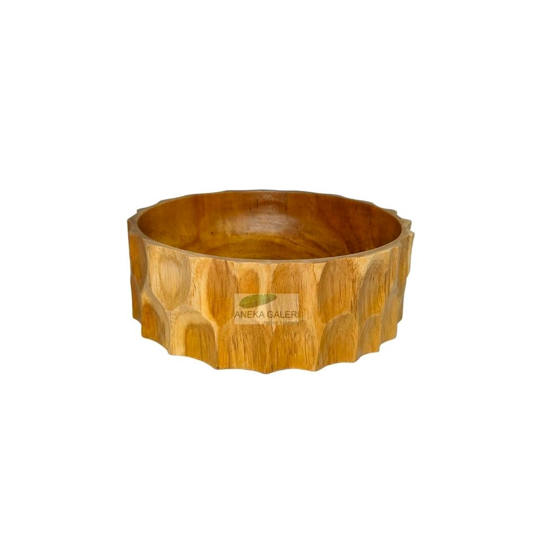 Big Croacked Teak Bowl