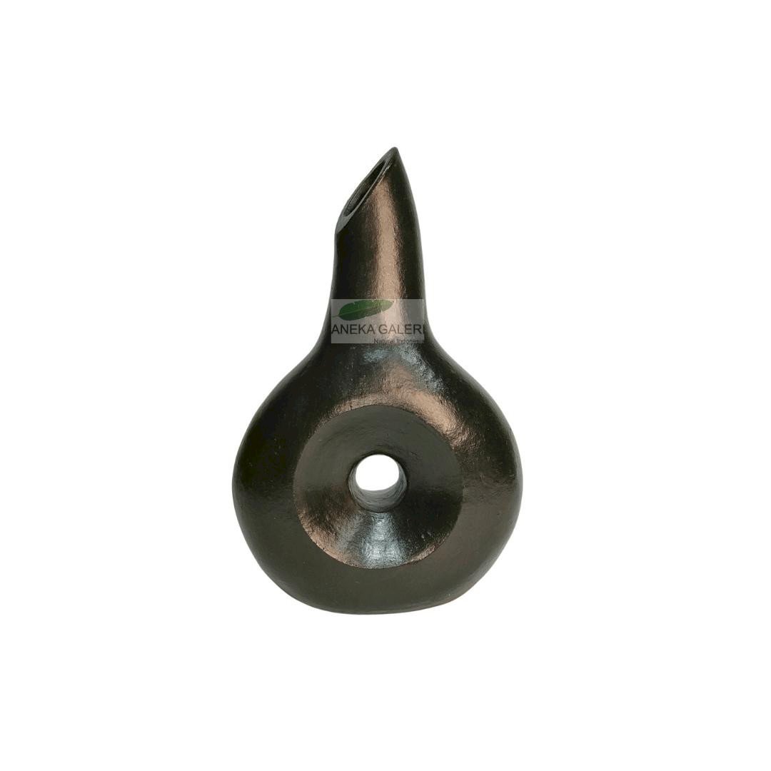 Black Terracota Vase