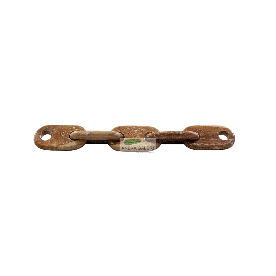 Chain Teak Wood, White Wash, Clear Water Base Semi Gloss