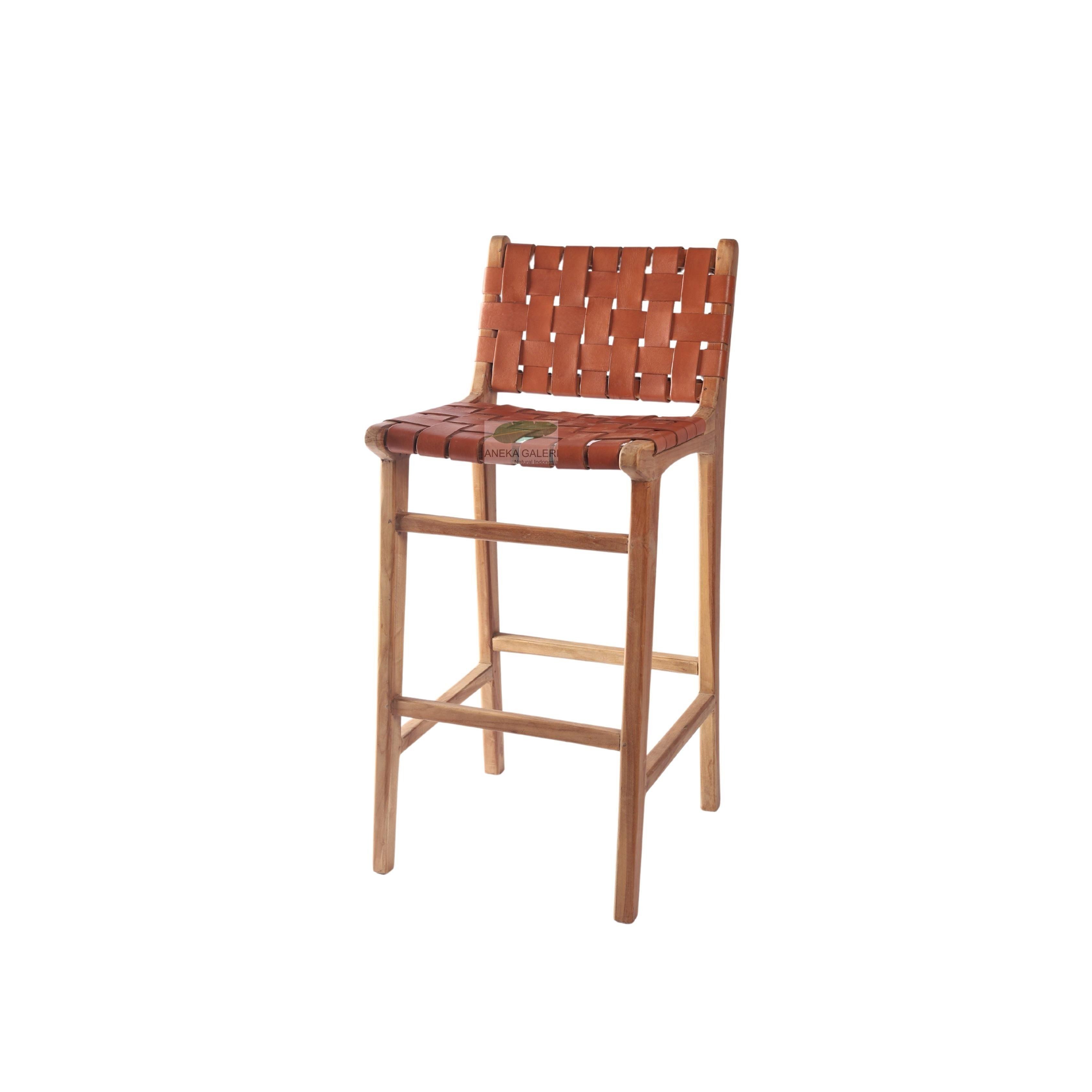 Fede Bar Chair Leather