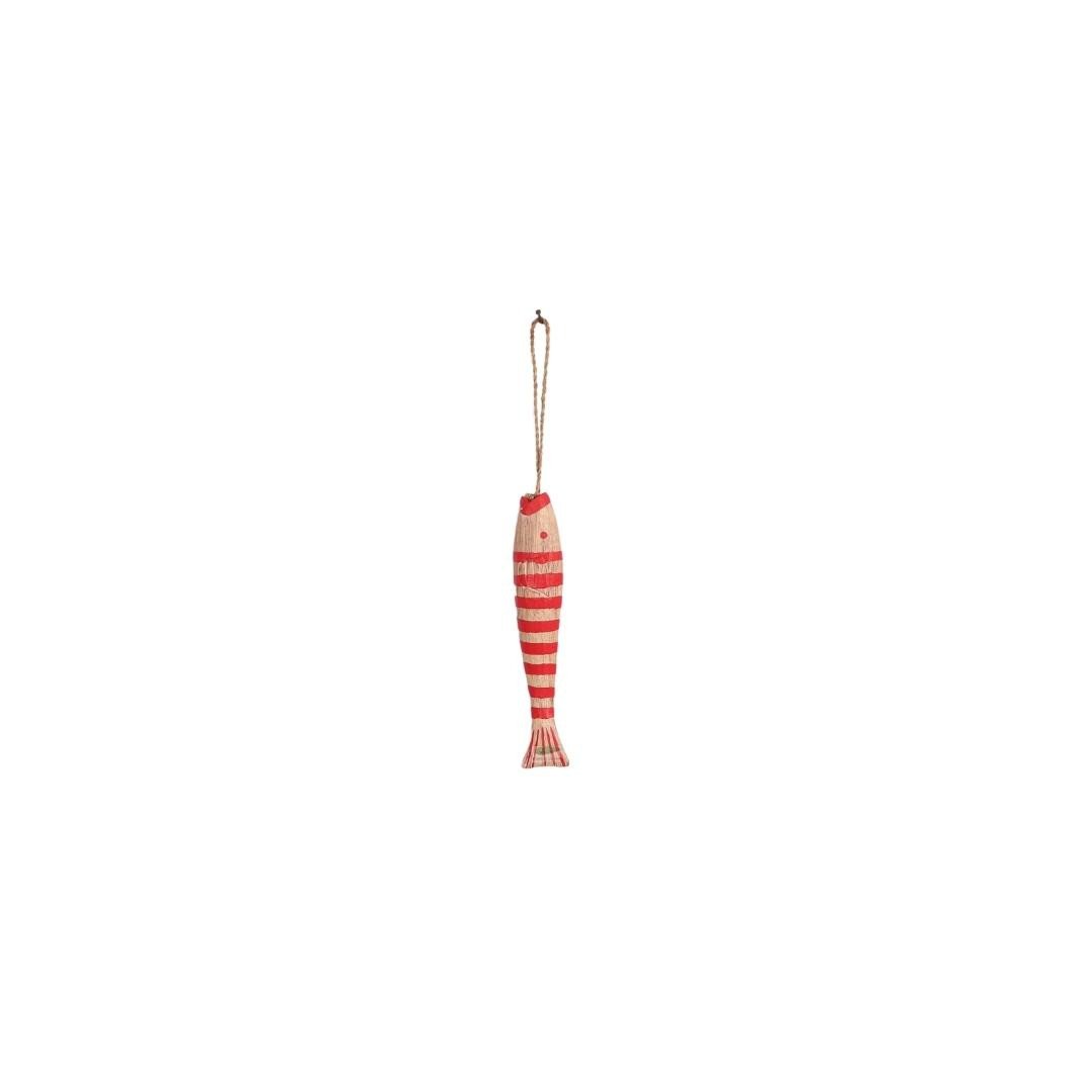 fish S 28cm, Red stripes
