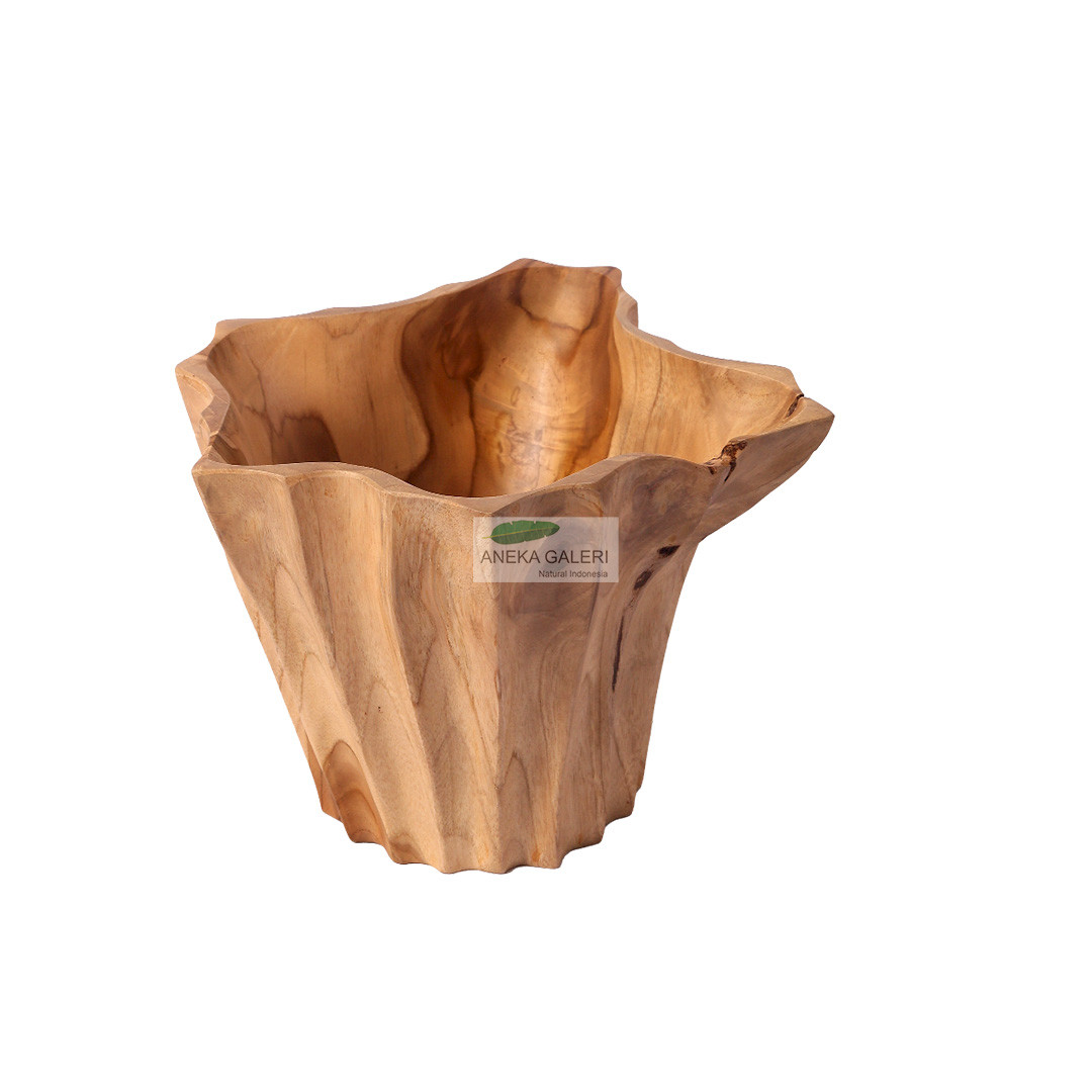 Irreguler Teak Bowl