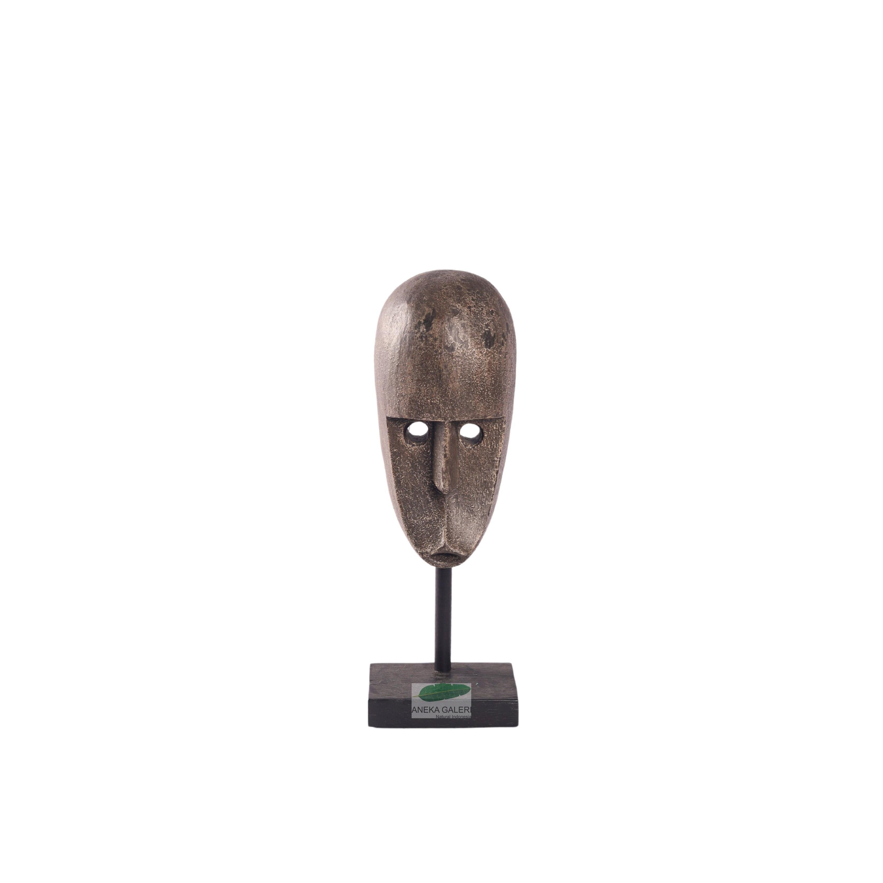 Primitive mask black antique