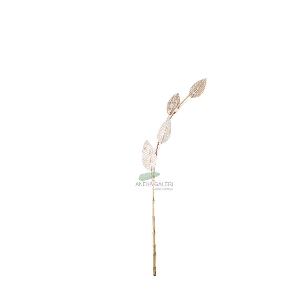 Stik daun rangkai (panjang bambu 115 cm)