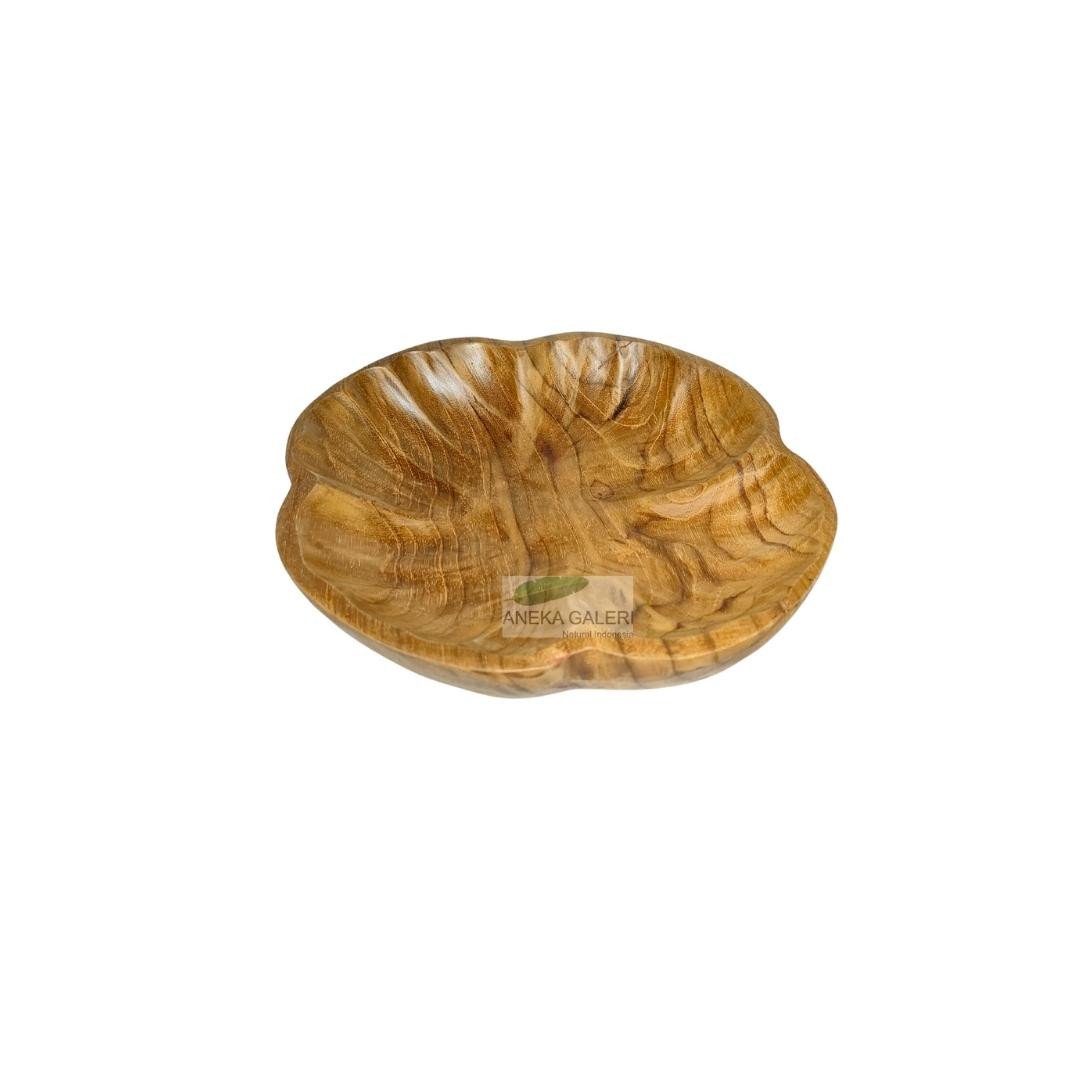 Teak Plate Gouged S