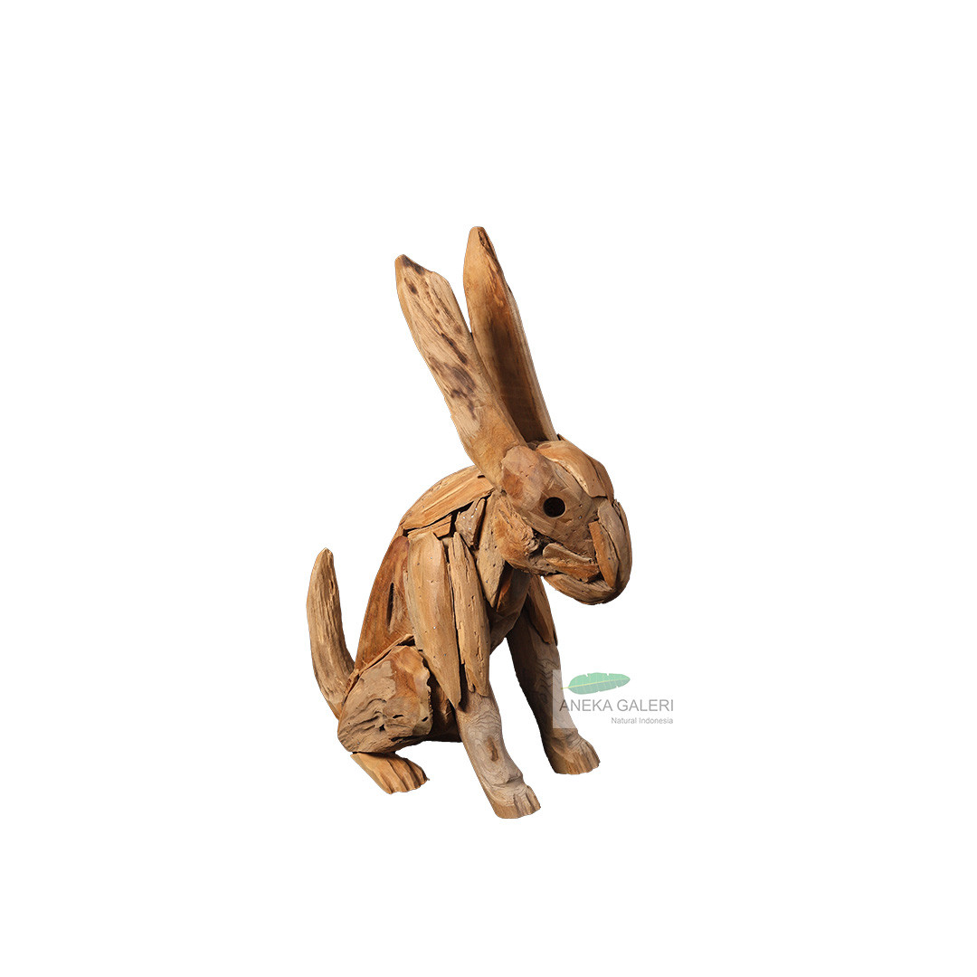 Teak Wood Rabbit