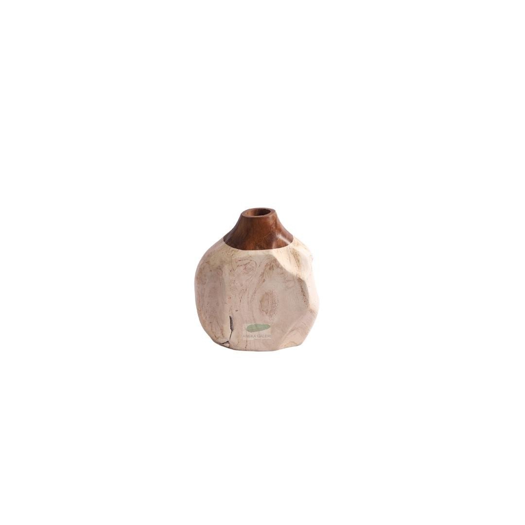 TW Vase Epoxy-natural on top h.19cm