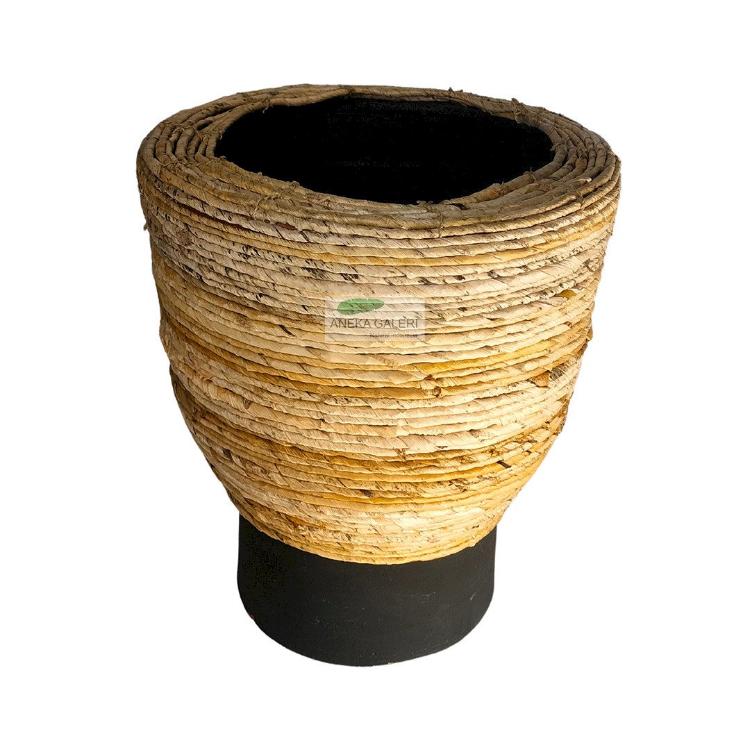 Vas Teracota Banana Stem Wicker