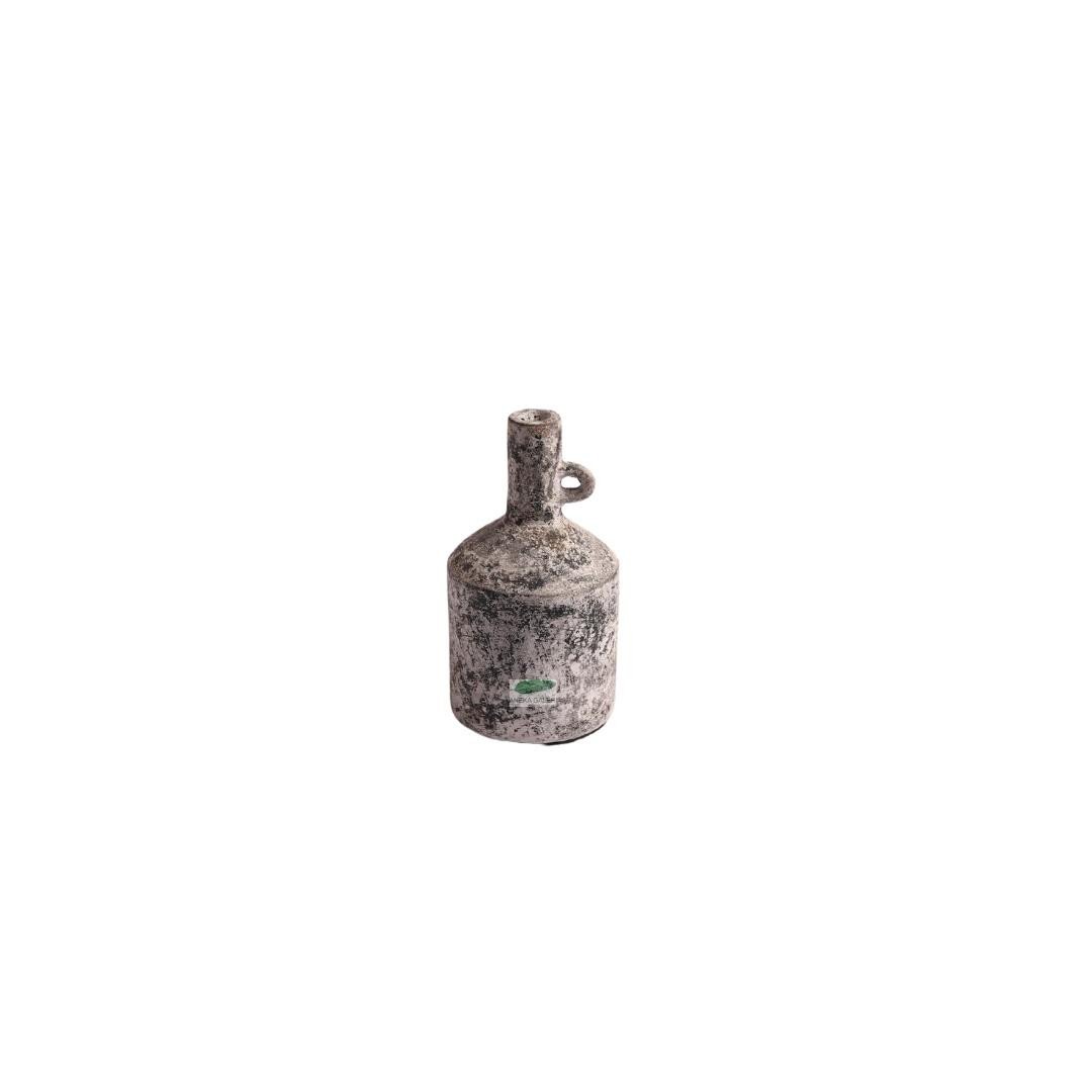 Vase Black and White Burn h.25cm