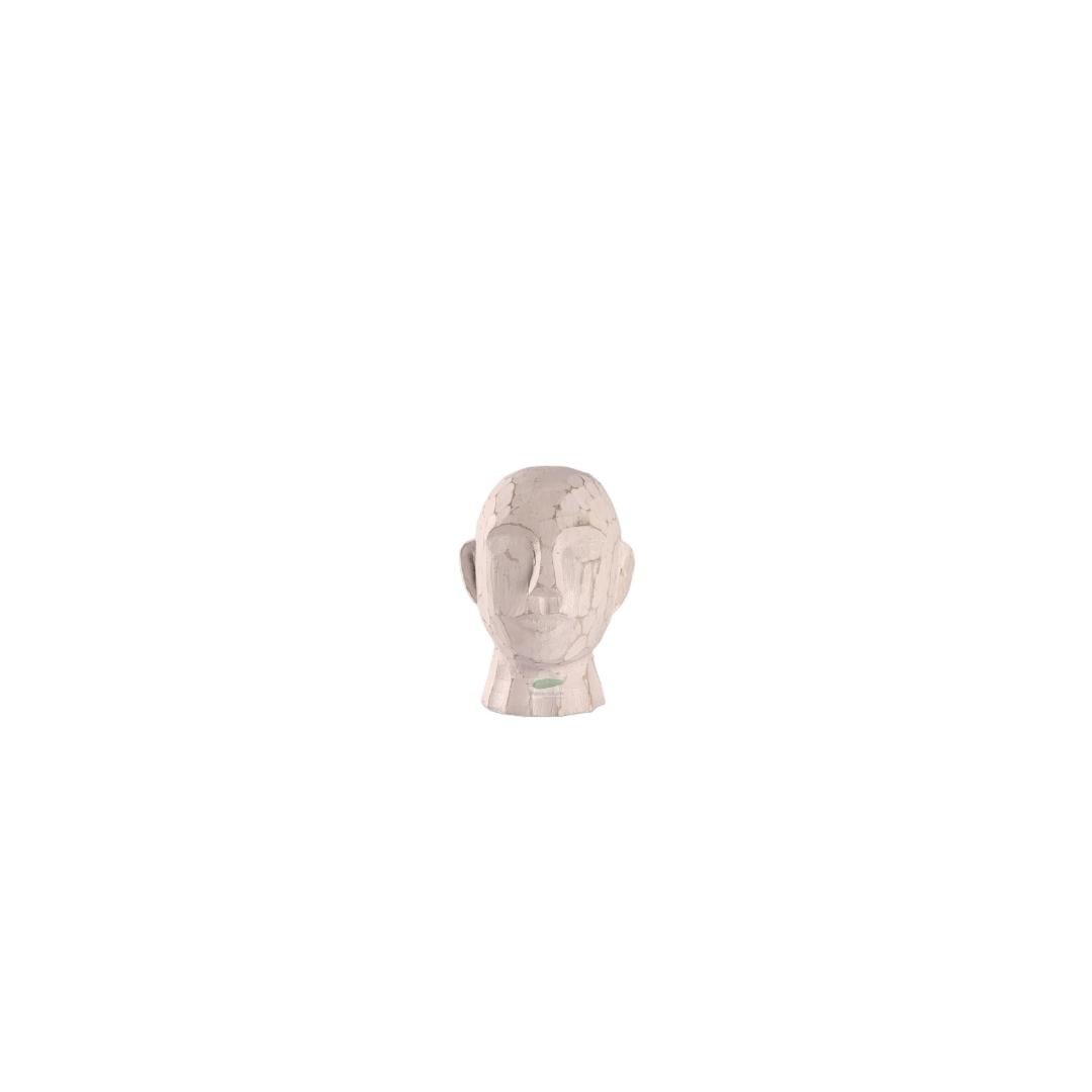 Wood Head Sculputre S
